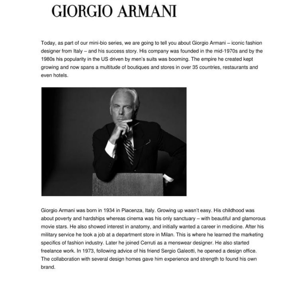 Giorgio Armani "Le Coiezioni" Window Paine Jacket - Picture 7 of 16